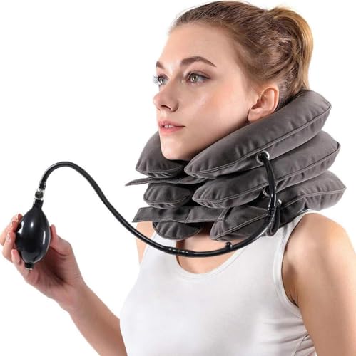 S Cervical Neck Traction Device for Instant Neck Pain Relief - Inflatable