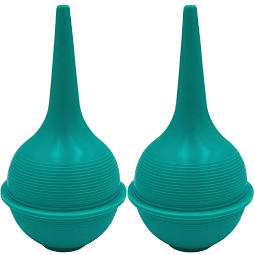 Sterile Rubber Bulb Syringe - 2 Pack, 3oz/90ml Ear Bulb Syringe For