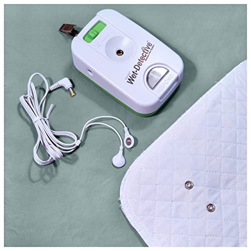 Wet Detective Bedwetting Kit, Incontinence & Bedwetting Alarm System, Includes 1 Sensor