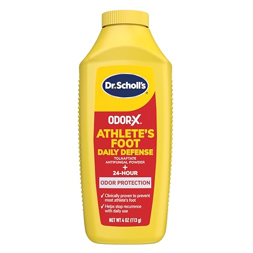 Dr. Scholl's Odor X Athlete's Foot Powder, Feet Powder, 24-Hour Protection |
