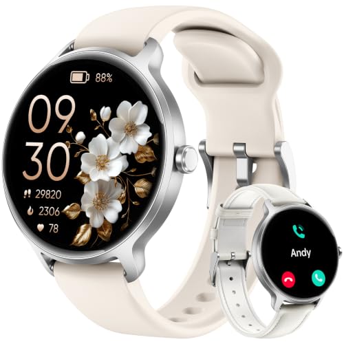 Smart Watch for Women, 1.27" AMOLED Screen Smartwatch with Answer/Make Call for