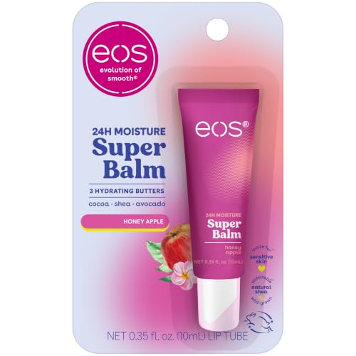 eos 24H Super Balm- Honey Apple, Day or Night Lip Treatment, 0.35
