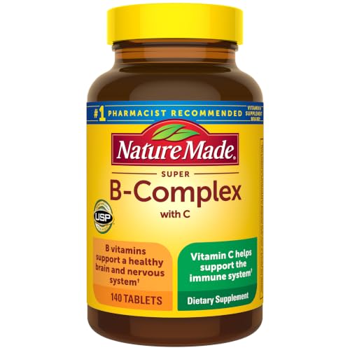 Nature Made Super B Complex with Vitamin C & Folic Acid, 140