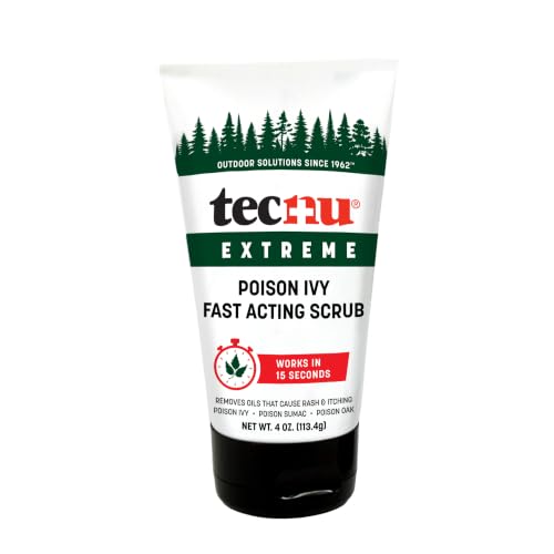 Tecnu Extreme Poison Ivy and Oak Scrub, Removes Oils that Causes Rash