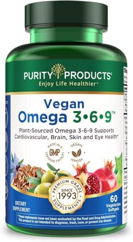 Purity Products Omega 3-6-9, "5 in 1 Vegan and Vegetarian Formula |