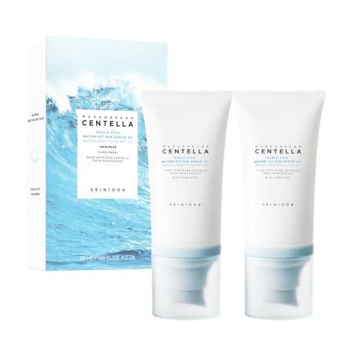 SKIN1004 Hyalu-Cica Water-Fit Sun Serum, Face Sunscreen, 1.69 fl.oz, 2 Pack |