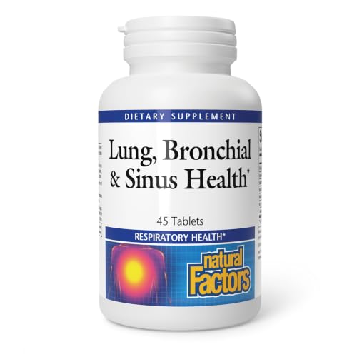 Natural Factors Lung, Bronchial & Sinus Health, 45 Tablets | Lung support