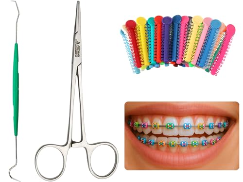Ligas para Brackets Ortodoncia Dental braces color changing kit orthodontic Dental Ligature