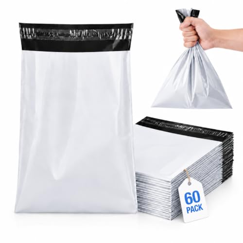 60 Pack Disposable Ostomy Disposal Bags, 7.9 x 13.8 in Tear-Resistant Bags