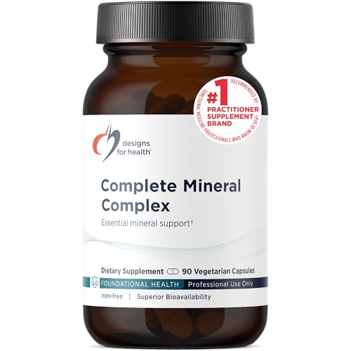 Designs for Health Complete Mineral Complex Supplement, 90 Capsules | Iron-Free Multi