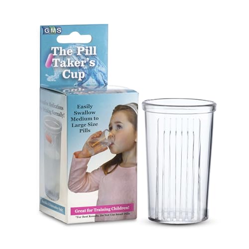Pill Taker Cup,Small Swallowing Aid Cup for Pills, Tablets & Capsules