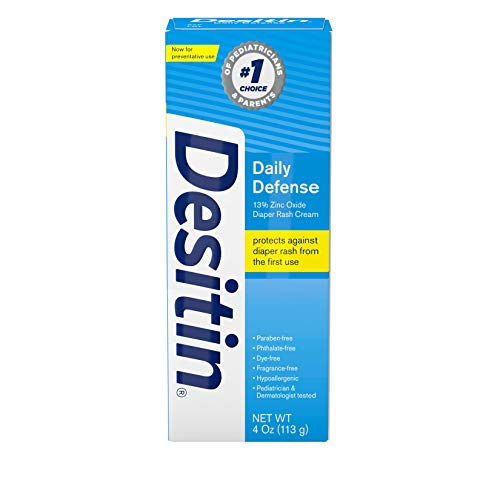 Desitin Daily Defense Baby Diaper Rash Cream with Zinc Oxide to Treat,