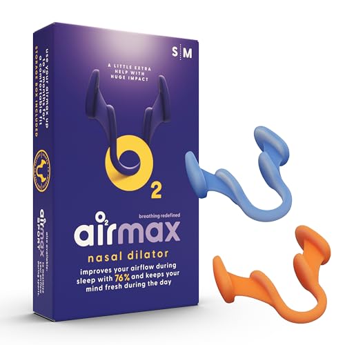 Air Max Nasal Dilators Trial Pack Small & Medium, 76% More Airflow