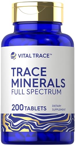 Carlyle Trace Minerals | 200 Tablets | Full Spectrum | Non-GMO &