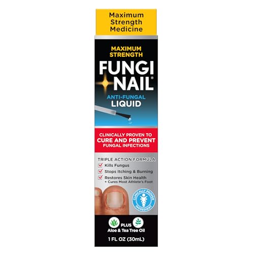 Fungi-Nail Anti-Fungal Liquid Solution, 1 Fl Oz | Kills Toe Fungus with