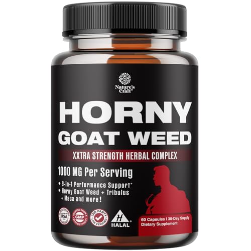 Horny Goat Weed for Men (9 in 1 Formula) - Male Enhancing