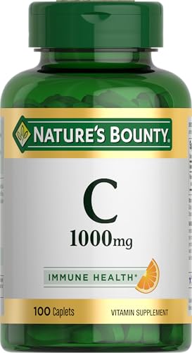 Nature’s Bounty Vitamin C 1000mg, Immune Support Supplement, Powerful Antioxidant, 1 Pack,
