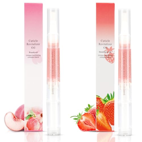 Meschett 2PCS Cuticle Oil Pens for Nail Care, Moisturizing Nail Oil Pen