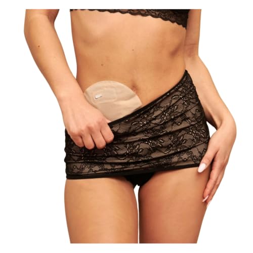 SIIL Ostomy Bag Covers for Women β Premium Flexible Ostomy Wrap Black | Fast-Dry | Anti-Leak Design | Intimacy for Urostomy, Colostomy, Illeostomy