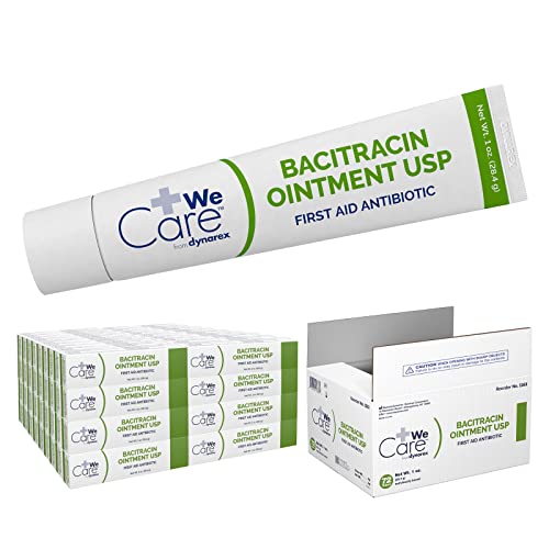 Dynarex 1163 Bacitracin Topical Ointment USP for Minor Cut, Scrape and Burn,
