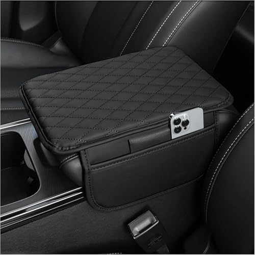 Stacool Upgraded Car Center Console Cover,Microfiber Leather Car Armrest Cover Cushion with