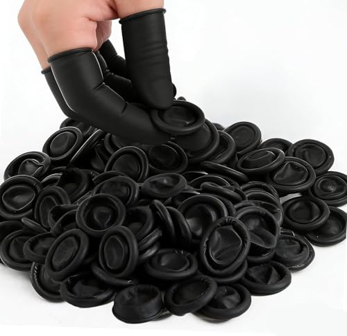 100 Pcs Disposable Finger Cots, Finger Protectors, Finger Gloves for Manicure,Beauty, Massage,