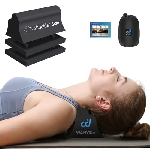 WANYIDA Neck and Shoulder Relaxer, Neck Stretcher Chiropractic Pillows for Pain Relief,