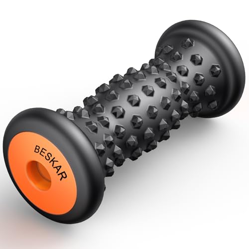 BESKAR Foot Massager Roller for Plantar Fasciitis Relief | Portable Foot Roller
