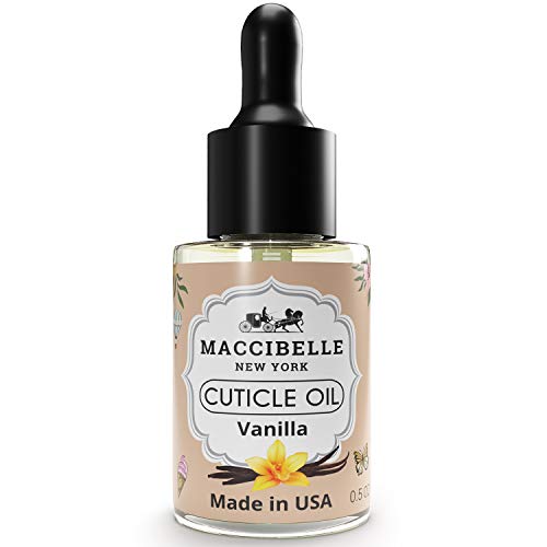 Maccibelle Cuticle Oil 0.5 oz - Heals Dry Cracked Cuticles (Sweet Vanilla,