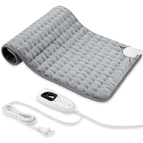 Electric Heating pad with 6 Heat Settings, Auto Shut Off, Dry Electric