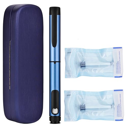 80 Unit V1 Reusable Pen Injector, with 2PCS 3ml Cartridges and Protect