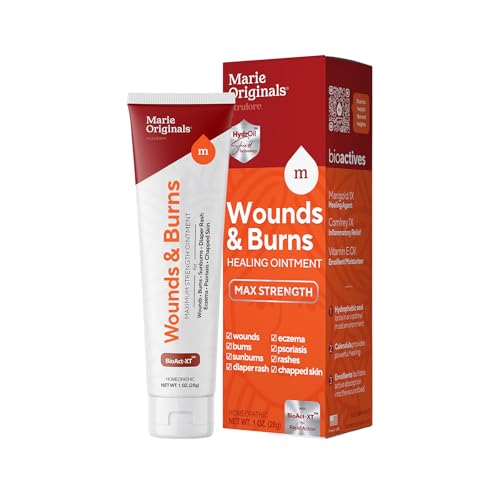 Marie Originals Wounds & Burns Ointment, First Aid Burn Relief, 1.25oz