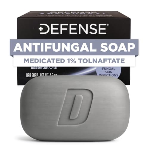 Defense Antifungal Bar Soap | Jock Itch, Ringworm, Athlete's Foot, Skin Fungus
