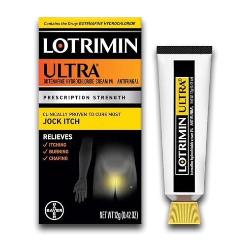 Lotrimin Ultra Antifungal Jock Itch Cream, Butenafine Hydrochloride, 0.42oz