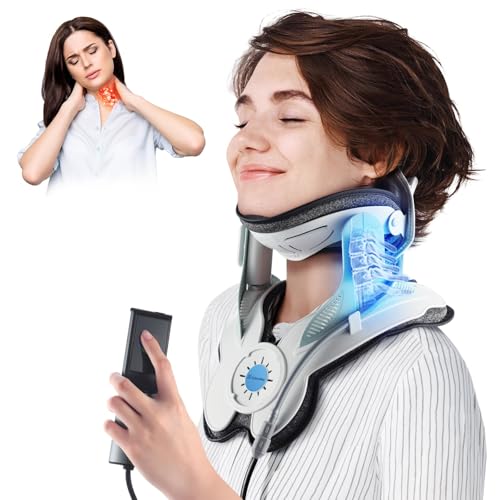 Cervical Neck Traction Device: Neck Stretcher for Cervical Pain Relief, Electric Air
