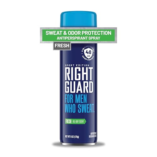 Right Guard Sport Fresh Scent Antiperspirant & Deodorant Spray - 4-in-1 Protection