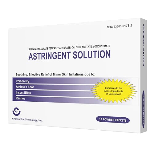 Generic Astringent Solution Medicated Soak Rash Relief - Soothing Skin Care -