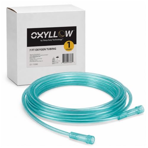 Oxyllow Oxygen Tubing 7 Ft | Kink-Resistant Six-Channel Medical Grade Tubing |