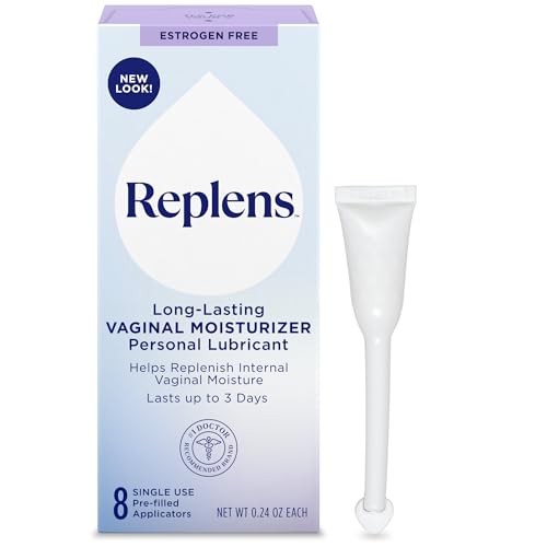 Replens Long Lasting Vaginal Moisturizer for Vaginal Dryness, Doctor Recommended & Estrogen-Free,