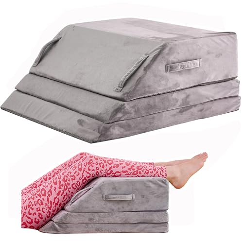 jakoola 3 Heights Leg Elevation Pillow Blood Circulation, Swelling, L 24" |