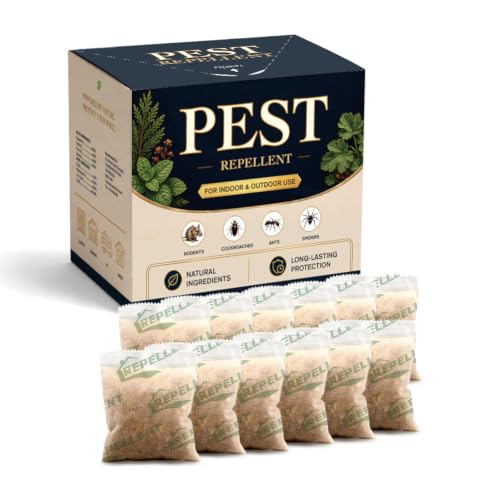 LAQDECDV Pest Away Repellent 11P, Mouse Repellent Pouches, Mice Repellent | Rodent