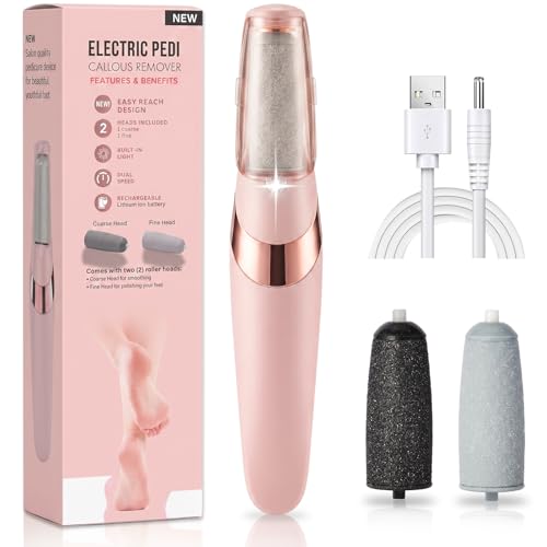 ZABOUL Callus Removers for Feet, Electric Foot Callus Remover Rechargeable with 2