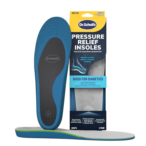 Dr. Scholl’s Pressure Relief Insoles for Men, Neuropathy Insoles, Size 8-14 |