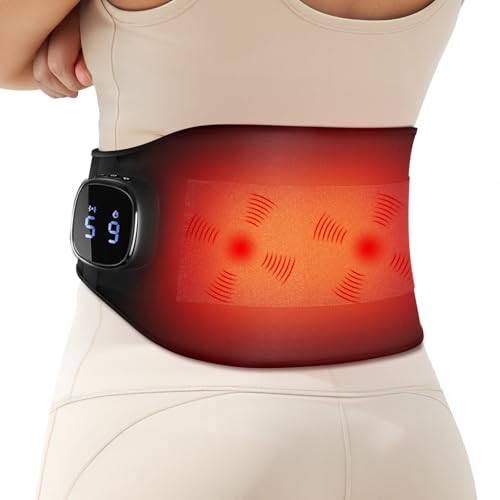 Comfytemp Cordless Portable Heating Pad with Massager for Lower Back FSA |