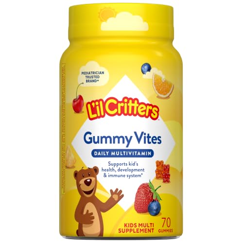Lil Critters Kids Multivitamin Gummies | 70 Count | with Vitamins A,