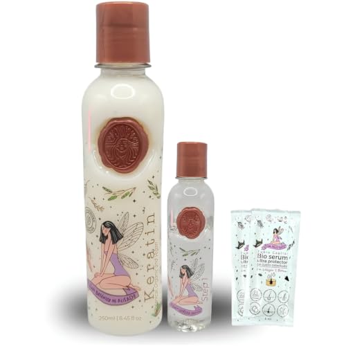 Ritual Botánico Keratina Orgánica| Keratin Medium, 250ml With applicant brush | Treatment