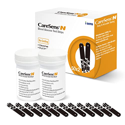 CareSens N Blood Glucose Test Strips (100 ct) - Only for CareSens