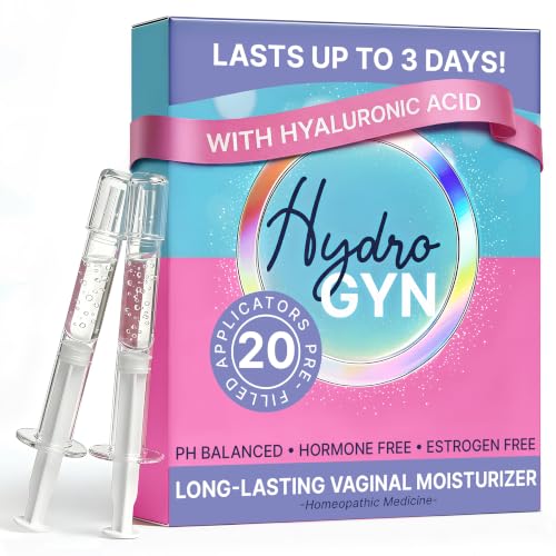 Hydro Gyn Vaginal Moisturizer with Hyaluronic Acid for Vaginal Dryness, 20 |