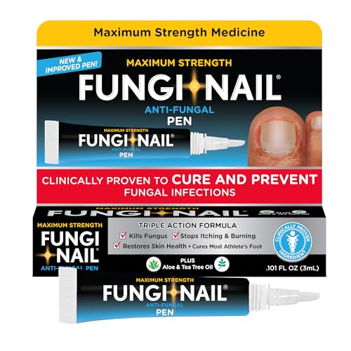 Fungi-Nail Pen Applicator Anti-Fungal Solution 0.101 Fl Oz | Kills Toe Fungus