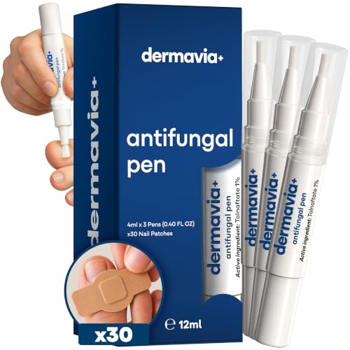 DERMAVIA+ Toenail Fungus Treatment Extra Strength Pen - Tolnaftate with Tea Tree